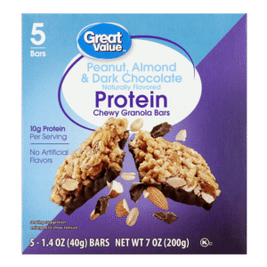Great Value Peanut, Almond & Dark Chocolate Protein Chewy Granola Bars